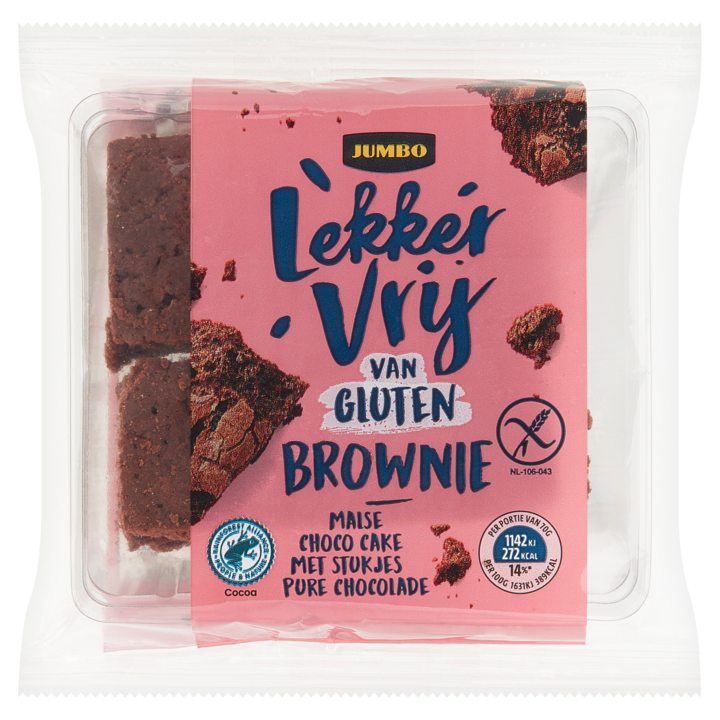 Jumbo Brownie Glutenvrij 140g