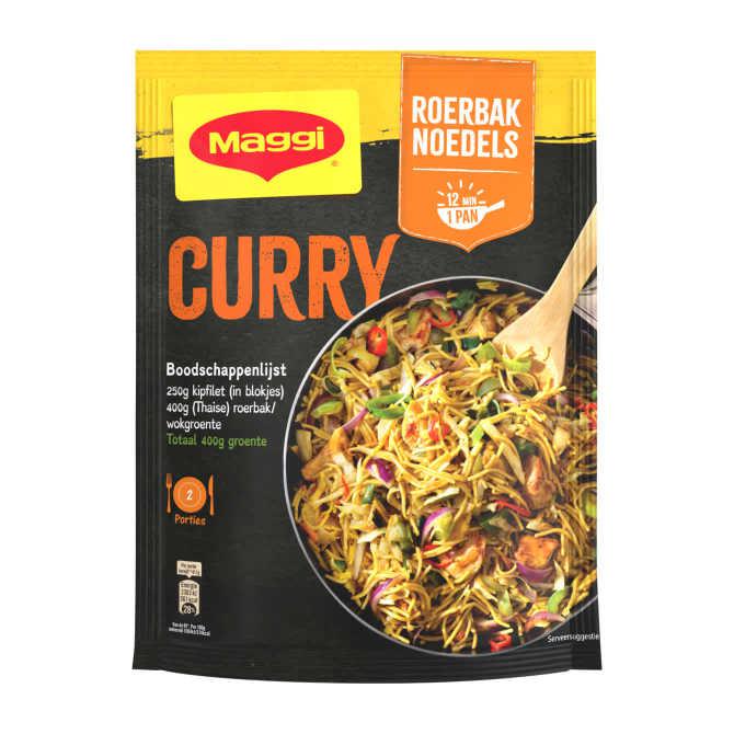Maggi Roerbaknoedels thai curry