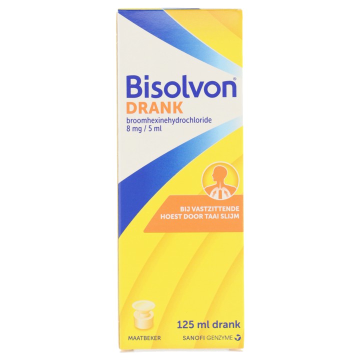 Bisolvon Elixer Forte hoestdrank 125 ml (8 mg/ 5 ml)