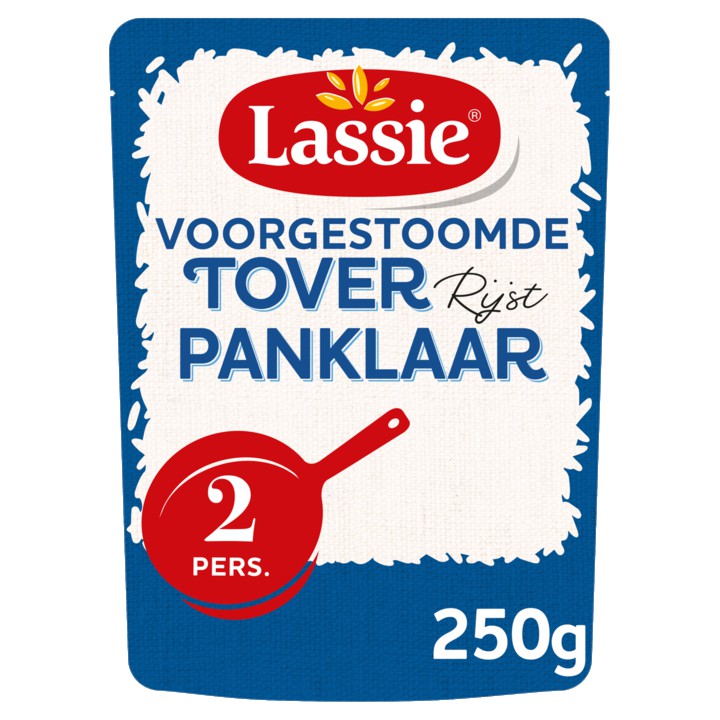 Lassie Voorgestoomde Toverrijst Panklaar 250g