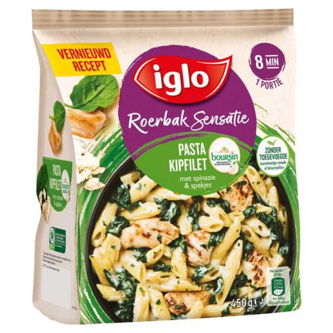 Iglo Roerbak sensatie pasta kipfilet boursin