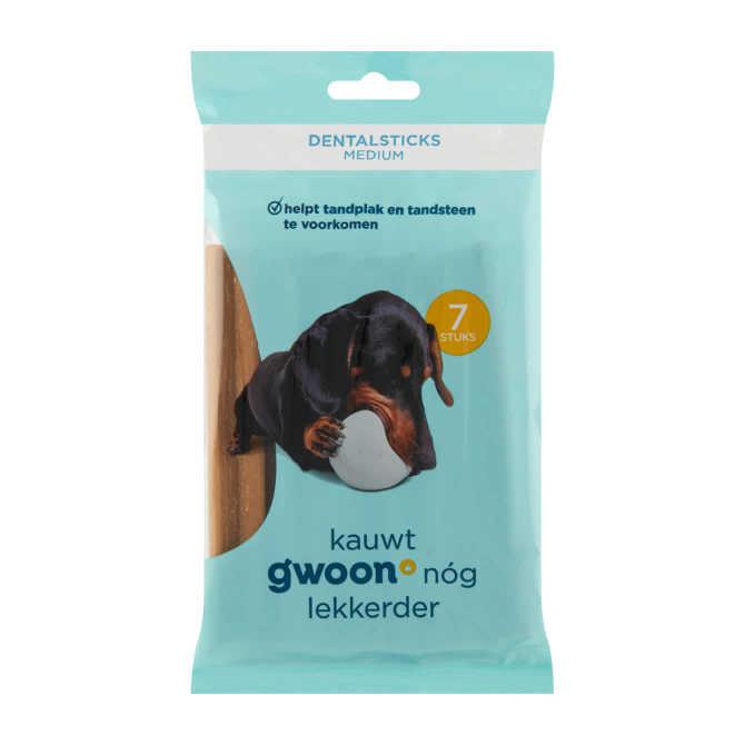 g&#039;woon Dentalsticks hond medium