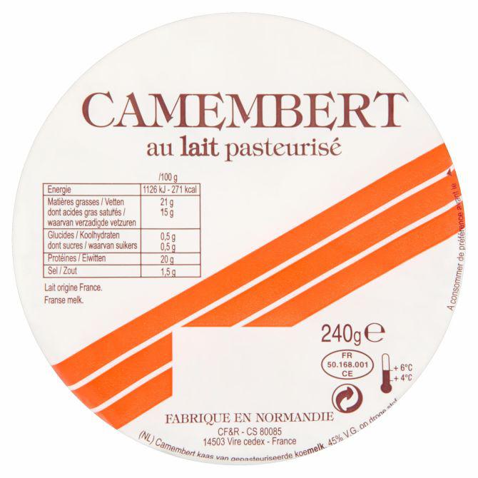 Bar Orange Camembert