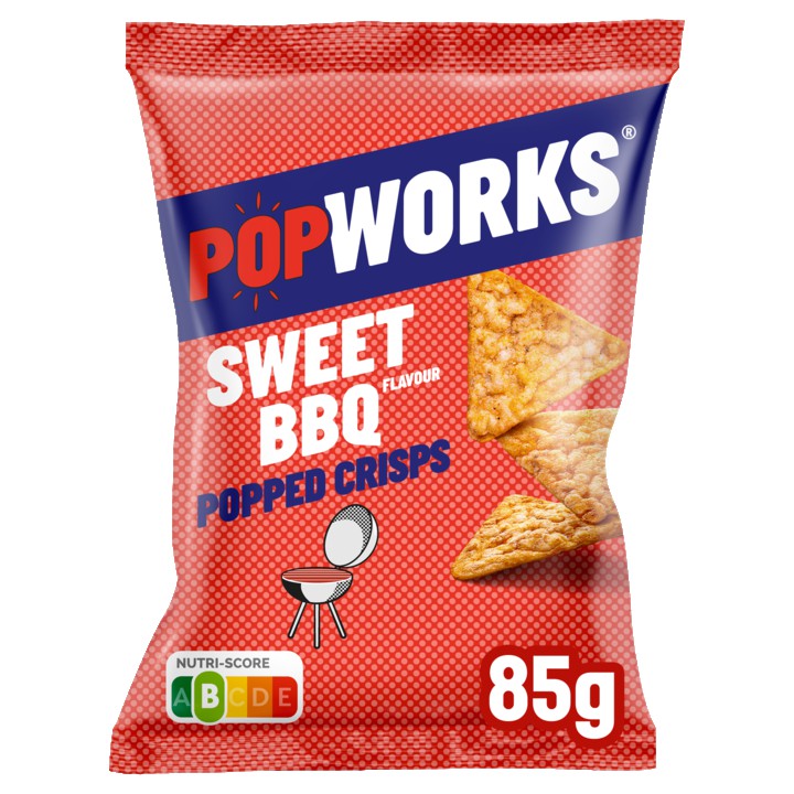 Popworks Sweet Barbecue Chips 85gr