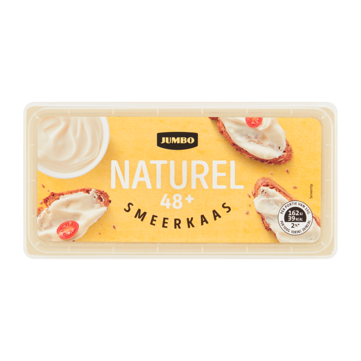 Jumbo Smeerkaas Naturel 48+ 200g