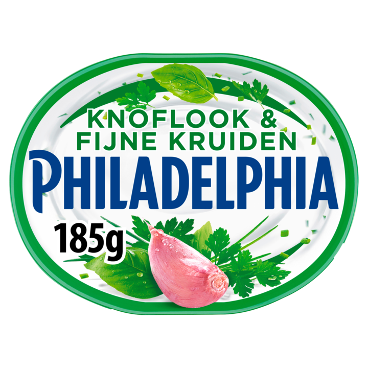 Philadelphia Zuivelspread Knoflook &amp;amp; Fijne Kruiden 185g