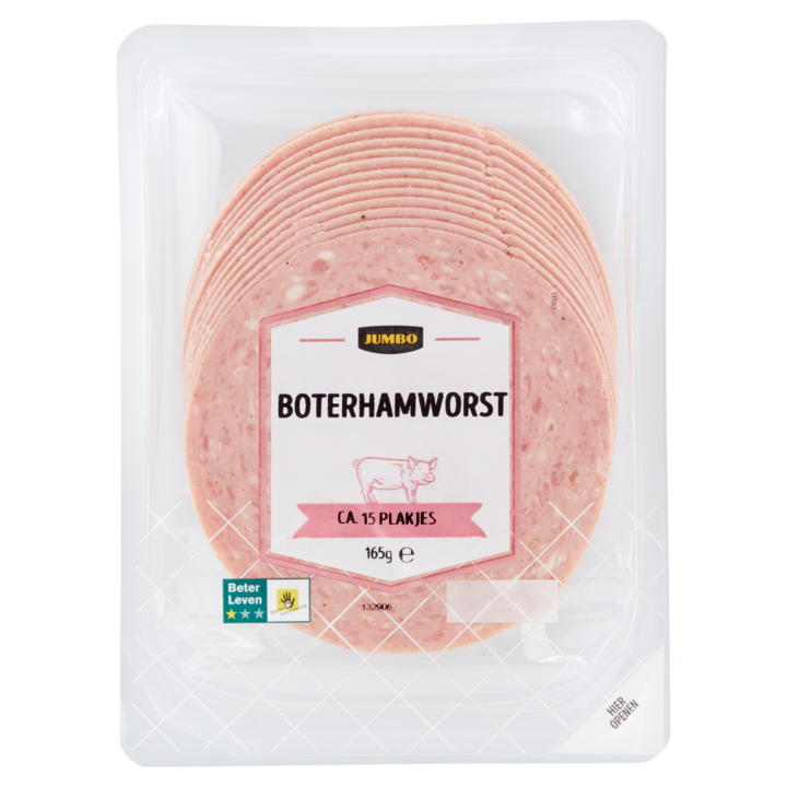 Jumbo Boterhamworst 165g