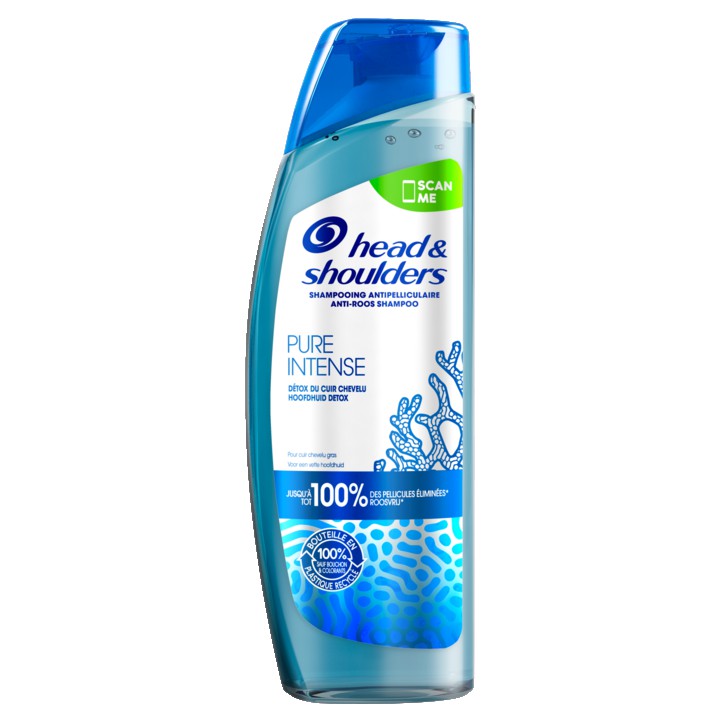 Head &amp;amp; Shoulders Pure Intense Hoofdhuid Detox shampoo, 250ml