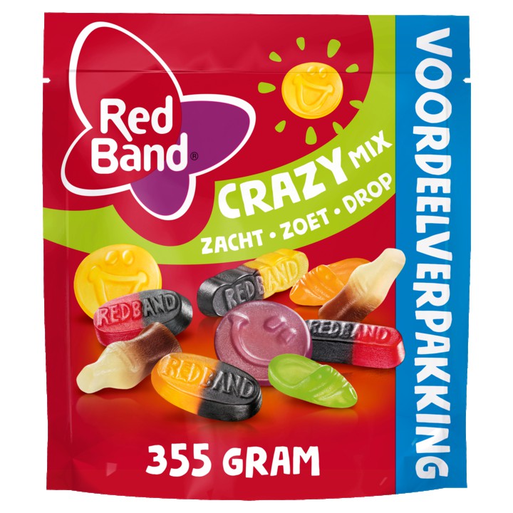 Red Band Snoepmix Crazy XL 335g