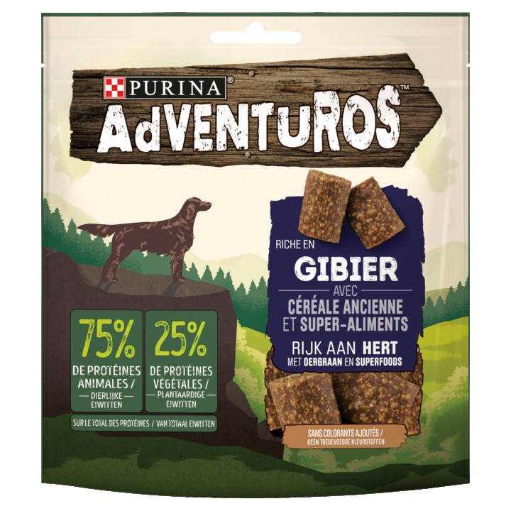 AdVENTuROS Hondensnacks Rijk aan Hert