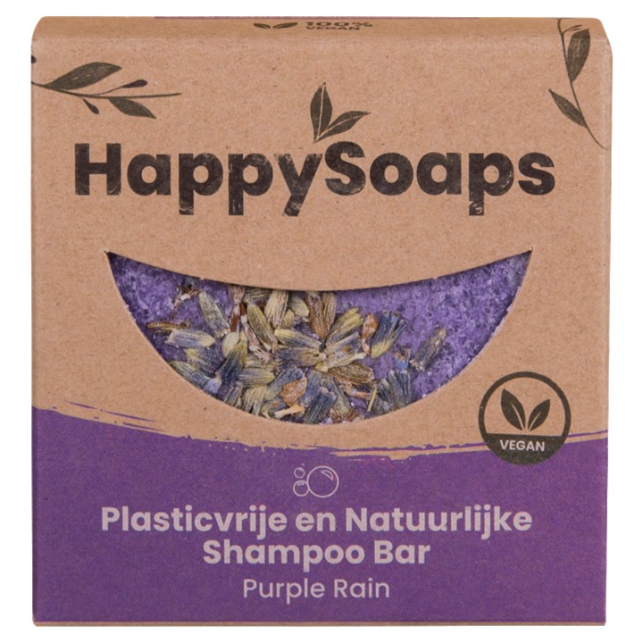 HappySoaps - Shampoo Bar - Purple Rain 1 x 70g