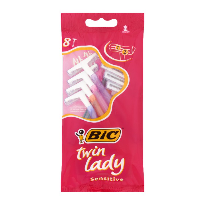 Bic Twin Lady Sensitive 8 Stuks