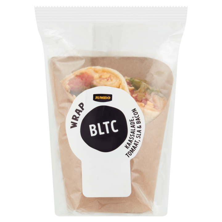 Jumbo Wrap BLTC Kaassalade, Tomaat, Sla &amp;amp; Bacon 130g