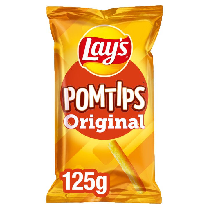 Lay&amp;#x27;s Pomtips Naturel Chips 125gr