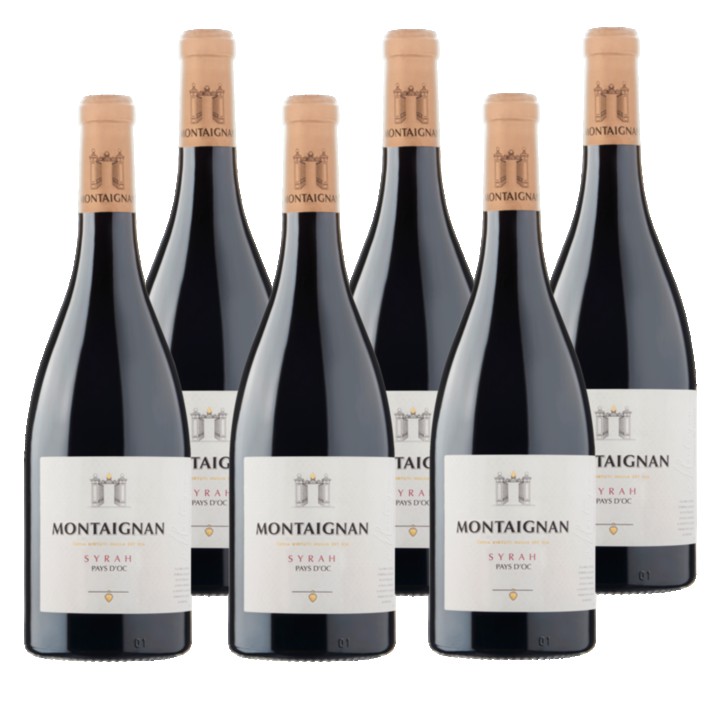 Montaignan - Syrah - 6 x 750ML