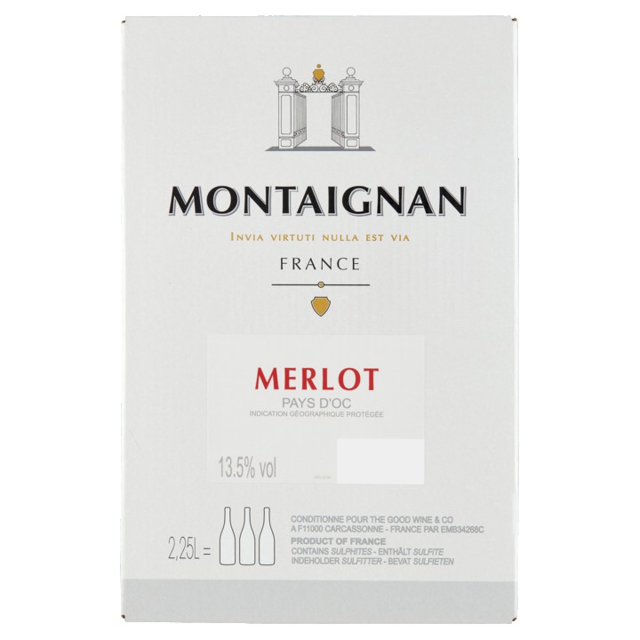 Montaignan - Merlot - Box - 2, 25L