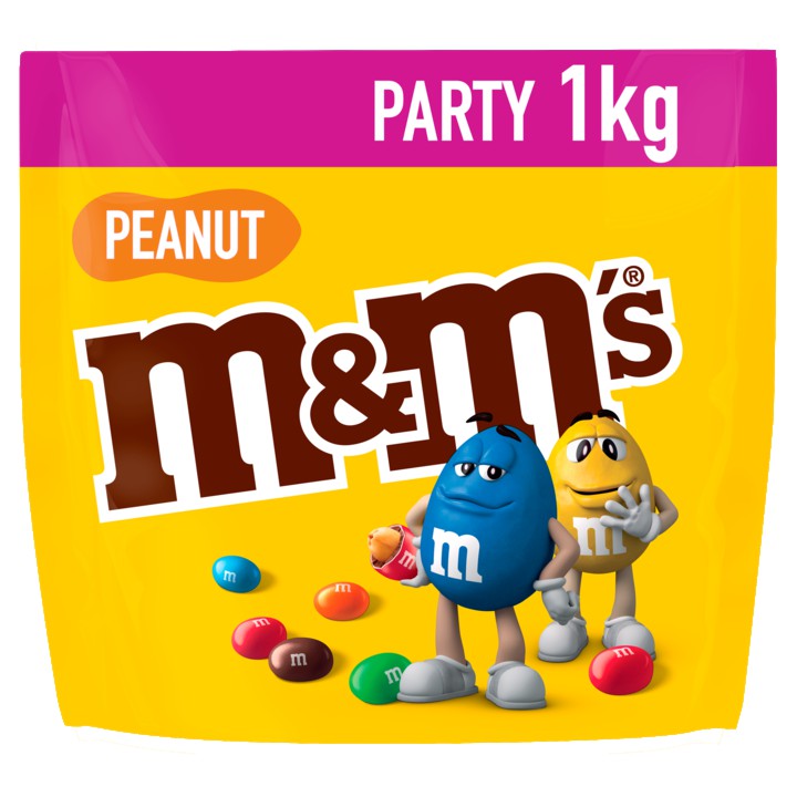 M&amp;amp;M&amp;#x27;S Pinda Chocolade Partyzak 1kg