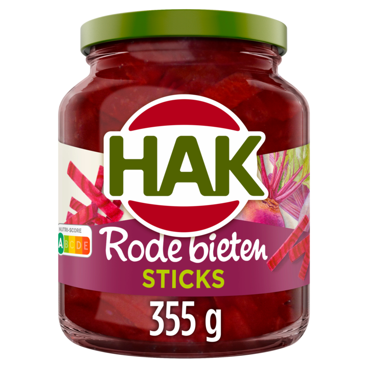 Hak Rode Bieten Sticks 355g