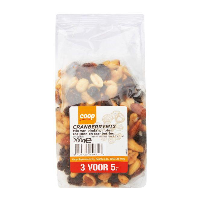 Coop Pinda mix cranberry | Nederland Life Coop Pinda mix cranberry