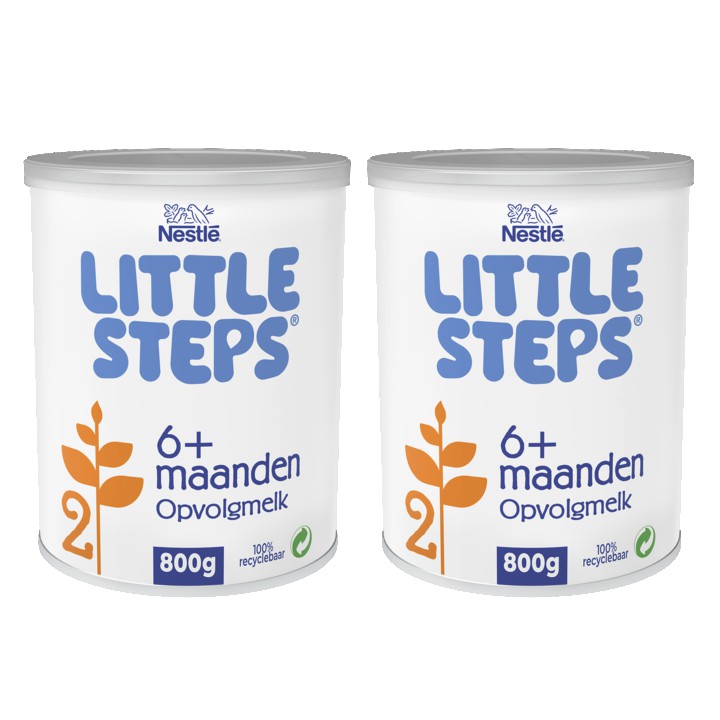 Nestl&amp;eacute; Little Steps&amp;reg; 2 Opvolgmelk Standaard Flesvoeding 6+ 2x 800g