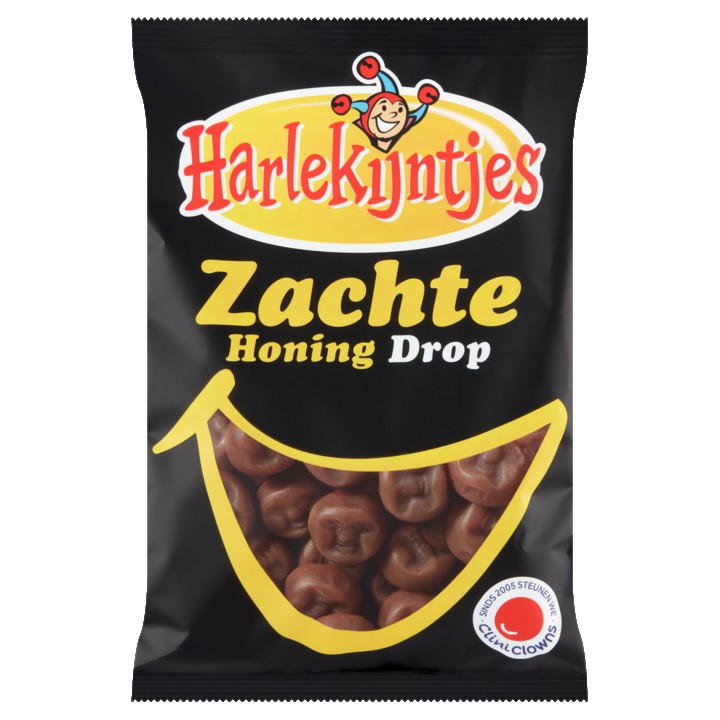 Harlekijntjes Zachte Honing Drop 300g