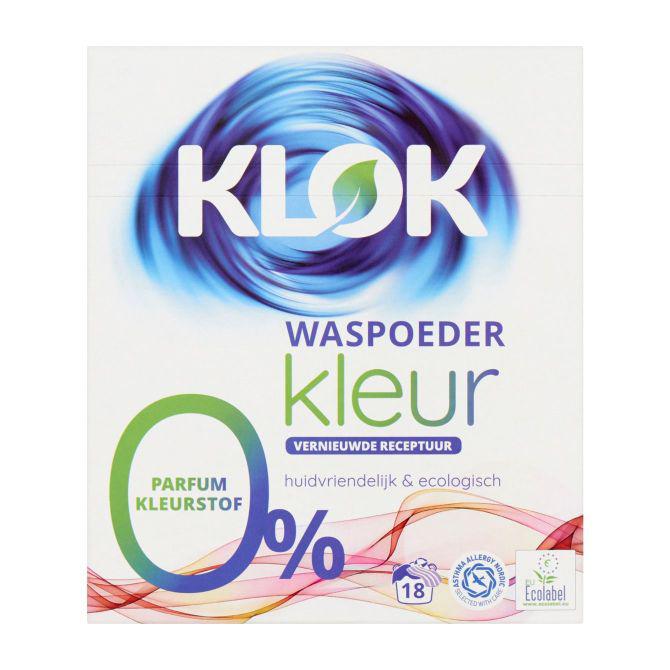 Klok Wasmiddel poeder eco kleur