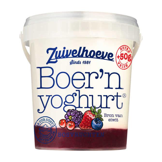 Zuivelhoeve Boer&#039;n yoghurt bosvruchten