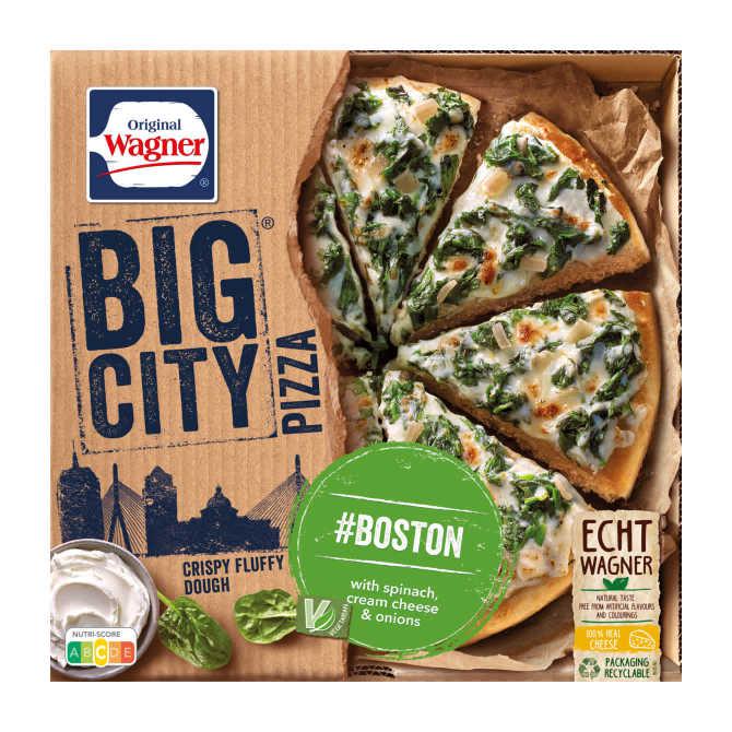 Wagner BIG city pizza Boston spinazie kaas