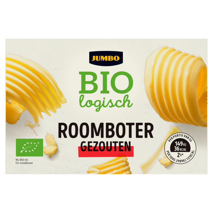 Jumbo Biologisch Roomboter Gezouten 250g