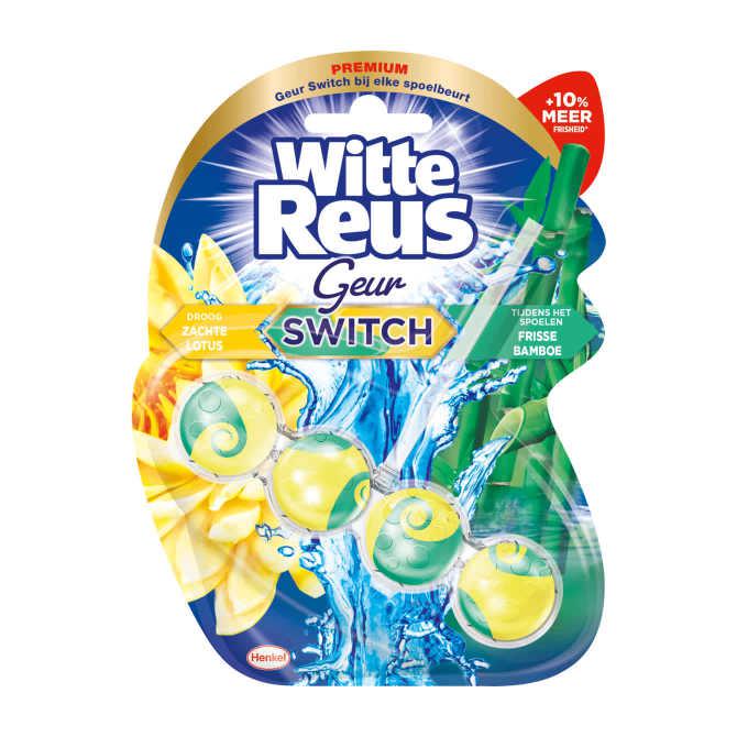 Witte Reus Toiletblok geur switch lotus