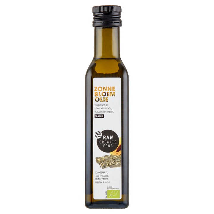 Raw Organic Food Zonnebloemolie Organic 250ml