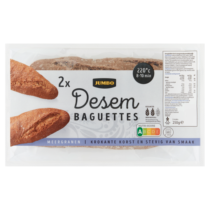 Jumbo - Desem Baguettes - 2 Stuks