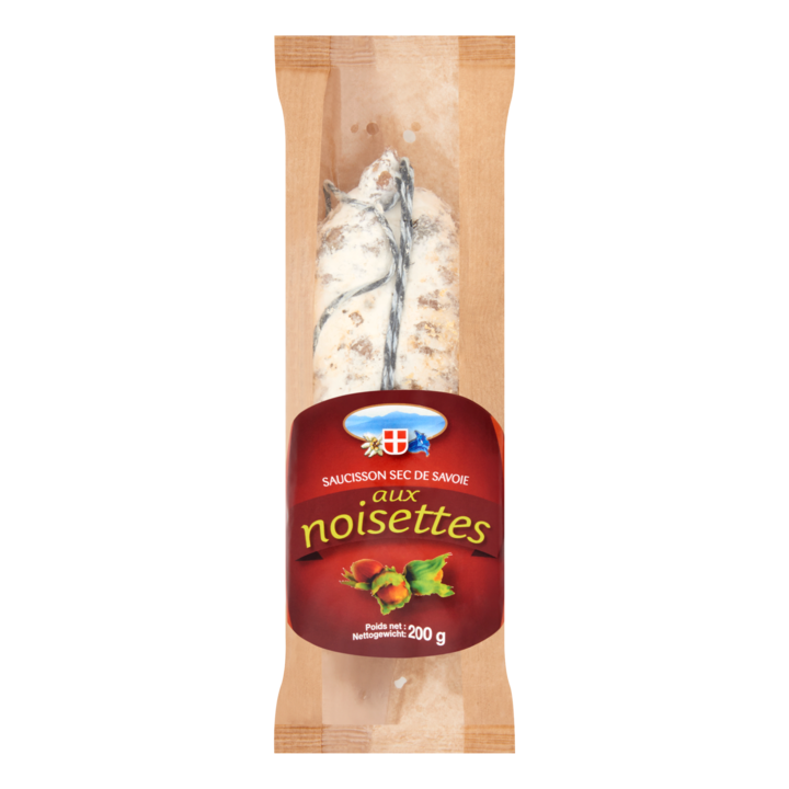 Saucisson Sec de Savoie aux Noisettes 200g