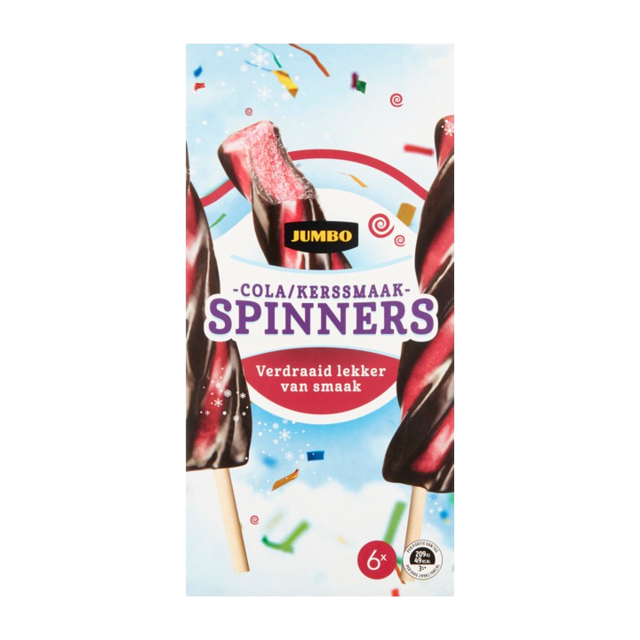 Jumbo Cola Kerssmaak Spinners 6 x 70ml