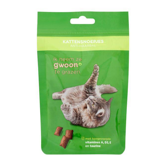 g&#039;woon Kattensnack anti-haarbal