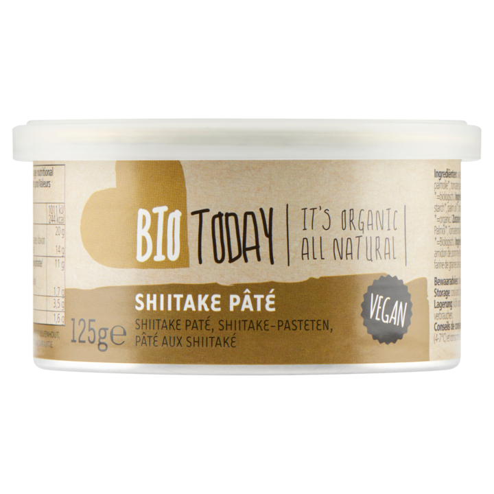 BioToday Shiitake Pat&amp;eacute; 125g