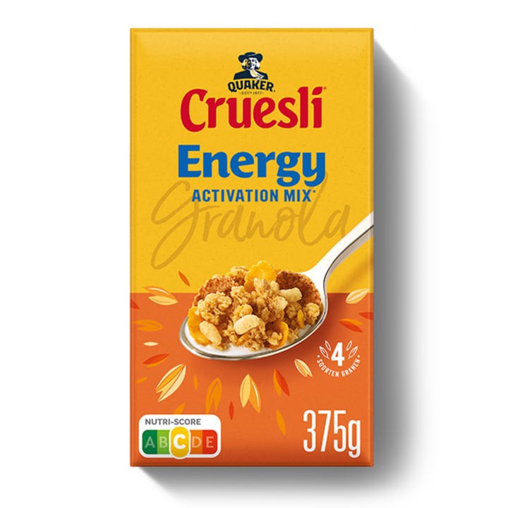 Quaker Cruesli Energy Activation Mix 375gr