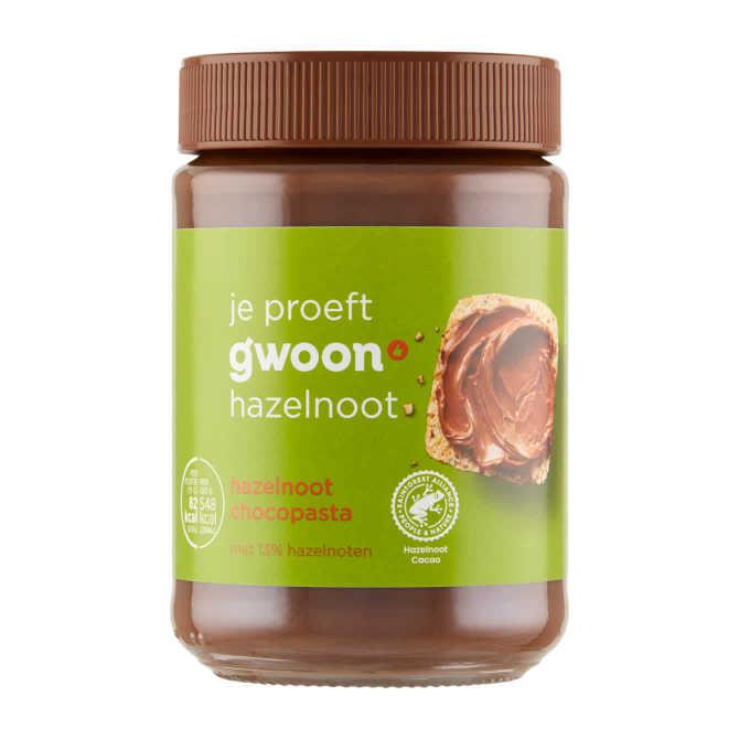 g&#039;woon Chocopasta hazelnoot