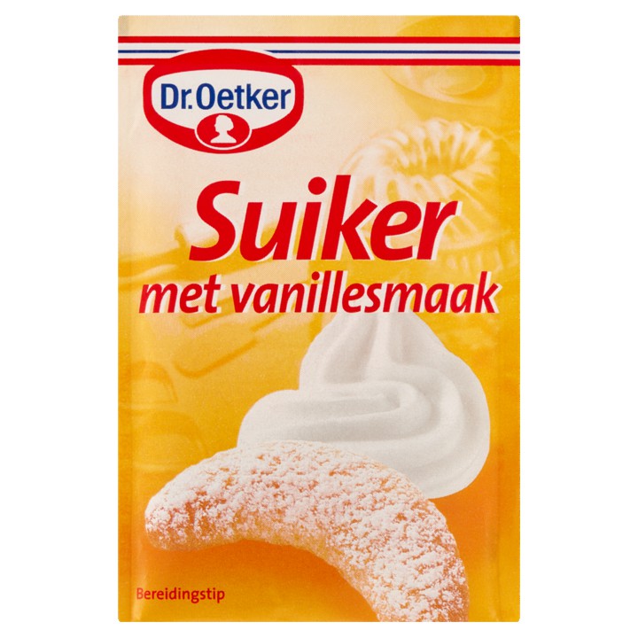 Dr. Oetker Suiker met Vanillesmaak 10x8g