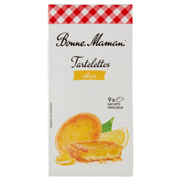 Bonne Maman Tartelettes Citron 9 Stuks 125g