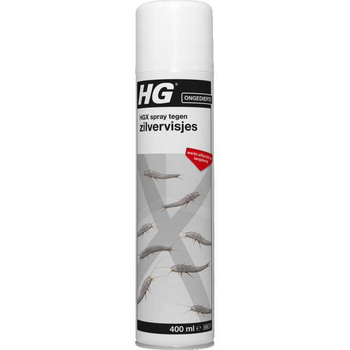 HG X Spray Tegen Zilvervisjes 400ml