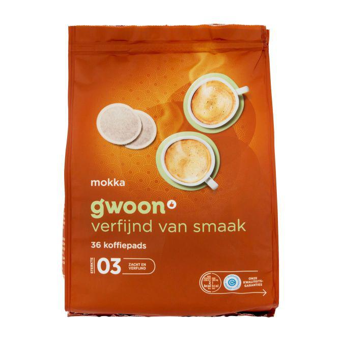 g&#039;woon Koffiepads mokka