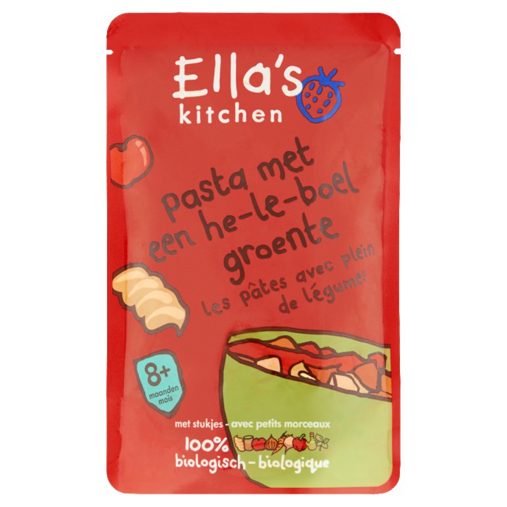 Ella&amp;#x27;s Kitchen Pasta met een heleboel groente 8+ biologisch 190g