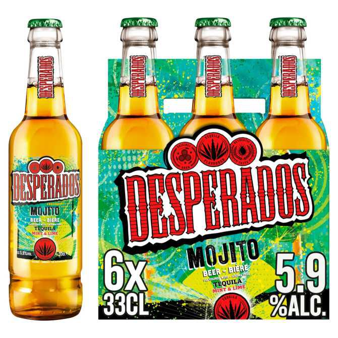 Desperados Mojito bier fles 6 x 33 cl