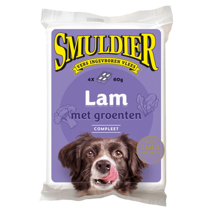 Smuldier Lam met Groenten 4 x 60g