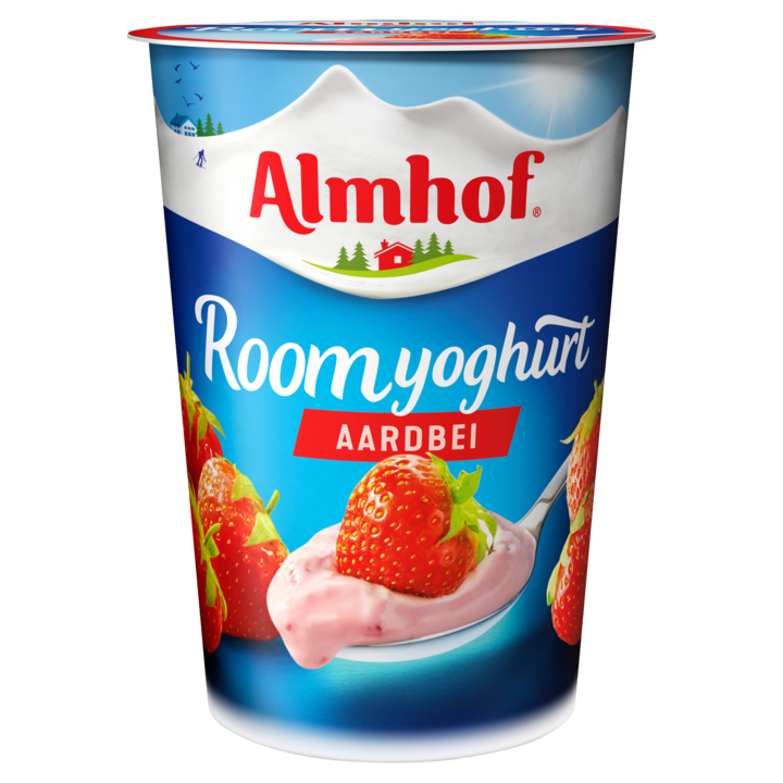 Almhof roomyoghurt aardbei