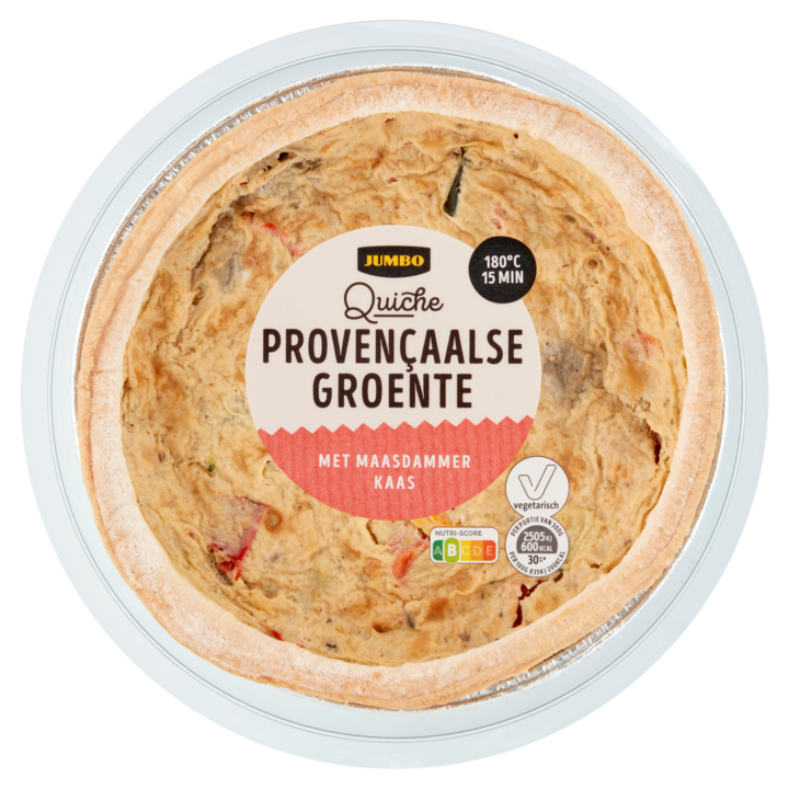 Jumbo Quiche Proven&amp;ccedil;aalse Groente met Maasdammer Kaas 300g