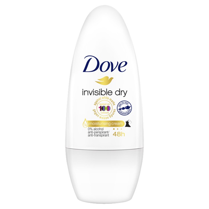 Dove Anti-Transpirant Deodorant Roller Invisible Dry 50ml