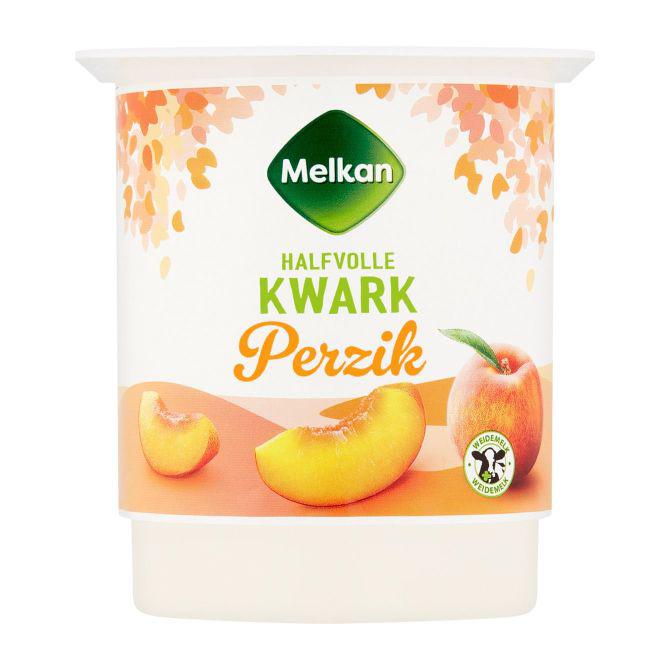 Melkan Halfvolle kwark perzik