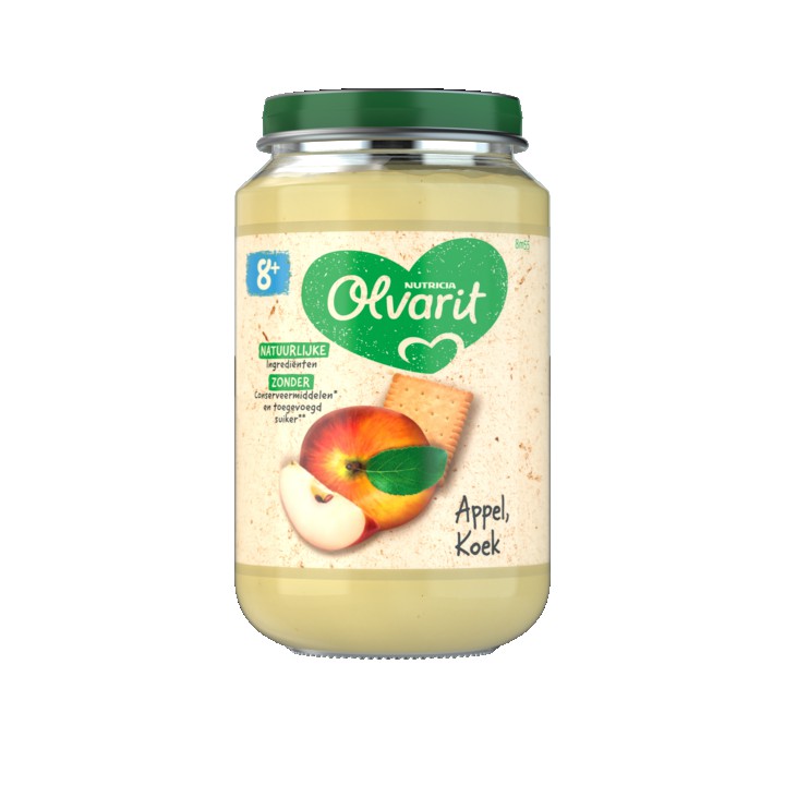 Olvarit Appel Koek 8+ Maanden 200g